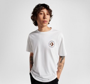 Converse All Star Mountain T-Shirt Blanche | WI8291640