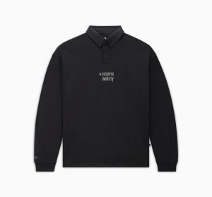 Converse Converse x Awake NY Rugby Shirt Noir | SO2384165