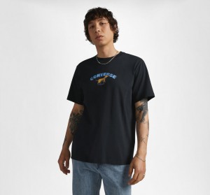 Converse Recreation Department Graphique T-Shirt Noir | WN3821065