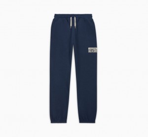 Converse Relaxed Fleece Joggers Bleu Marine | GQ7426983