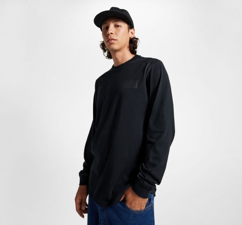 Converse CONS Long Sleeve T-Shirt Noir | AS9127438