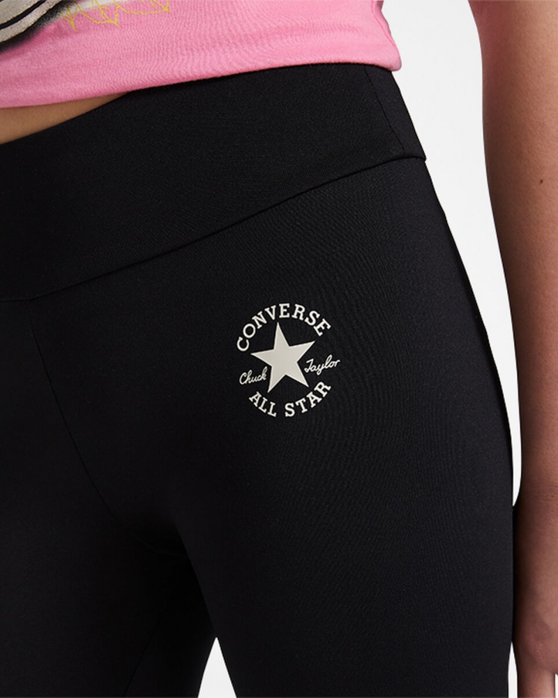 Converse Chuck Taylor Patch High Rise Leggings Noir | CF3426819