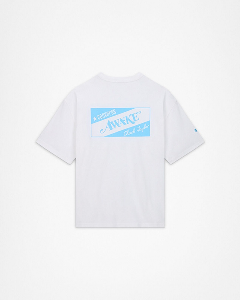 Converse Converse x Awake NY Jersey T-Shirt Blanche | EF3279685