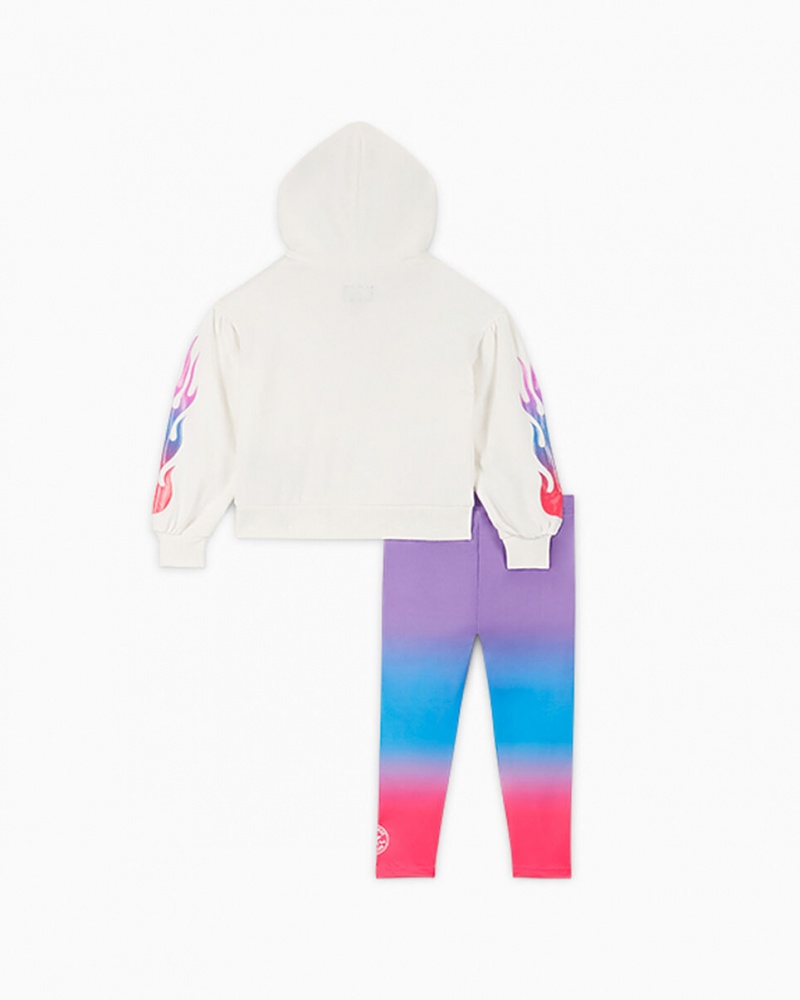 Converse Gradient Hoodie & Leggings Set Bright Violet | RL2965183