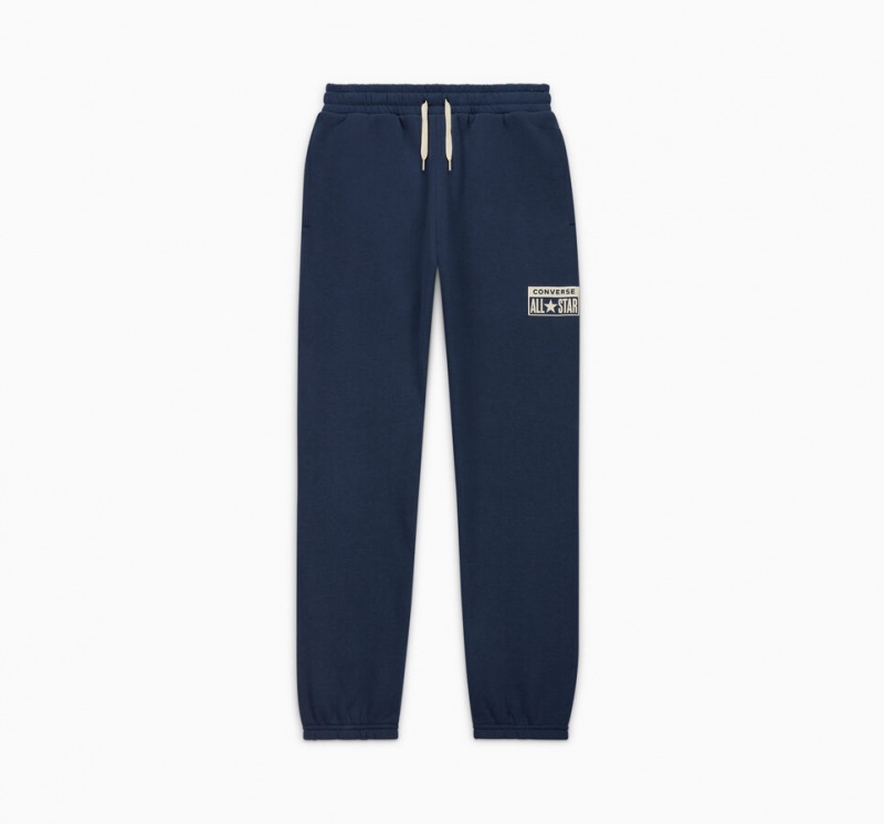 Converse Relaxed Fleece Joggers Bleu Marine | NH2067915