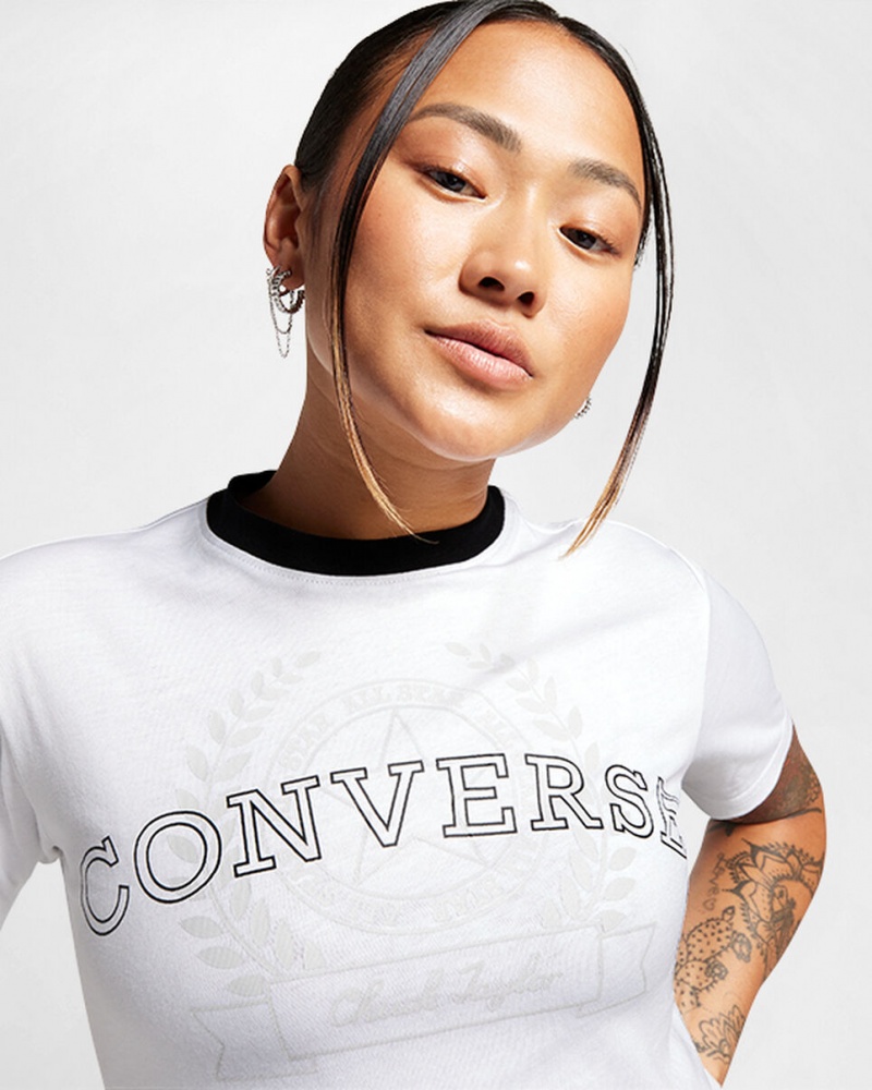 Converse Retro Chuck Taylor T-Shirt Blanche | LA4859673