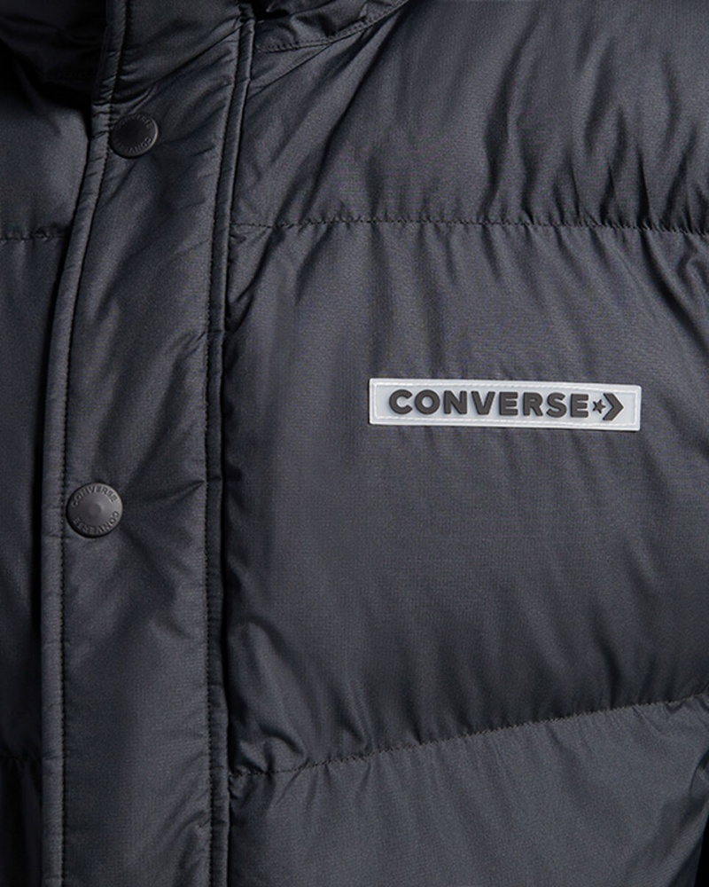 Converse Super Puffer Rembourré Jacket Noir | WP6597413